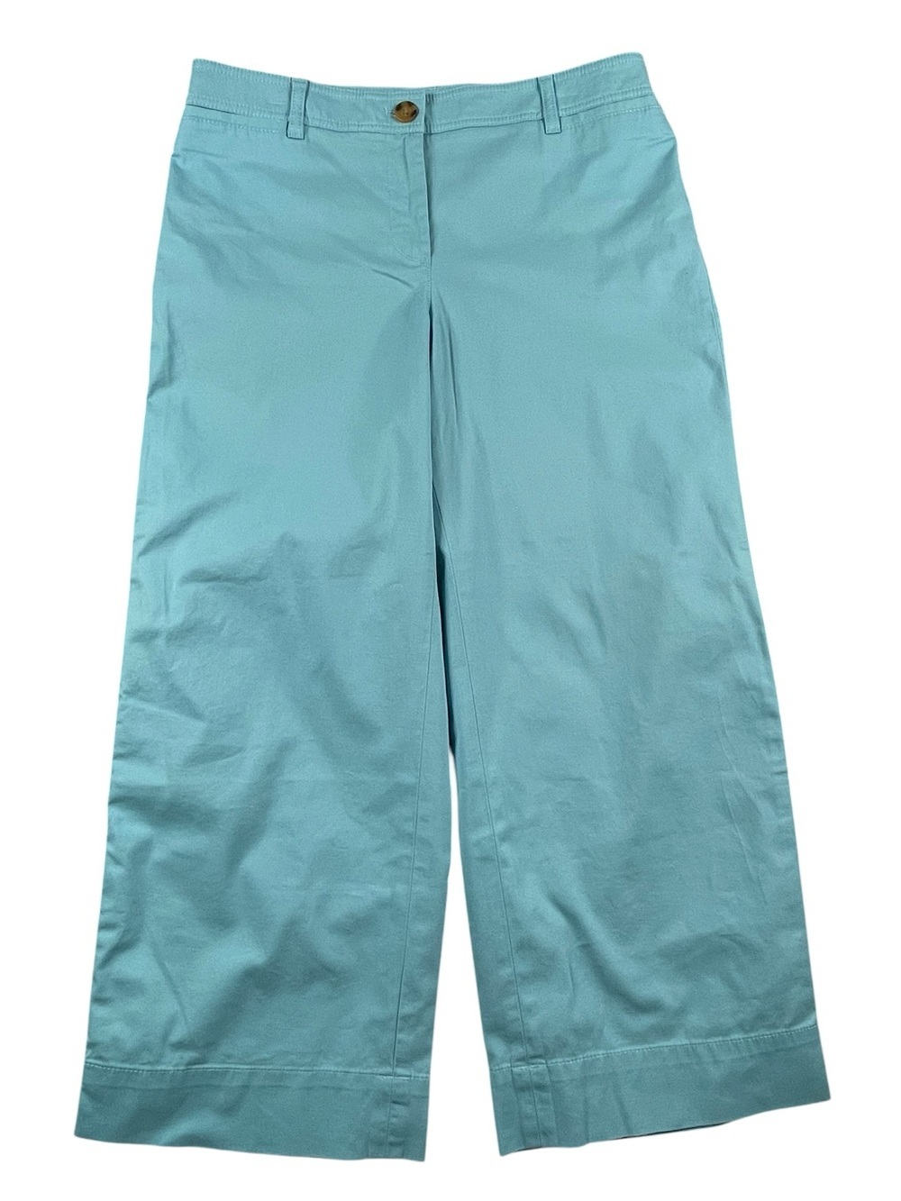 Talbots Wide Ankle Heritage Twill Lightweight Casual Summer Pants NWT Sz 10P
